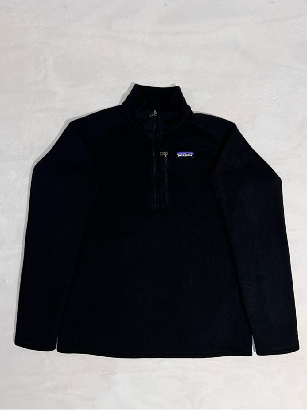 Patagonia Better Men’s Black Half-Zip Fleece Pullover Size M